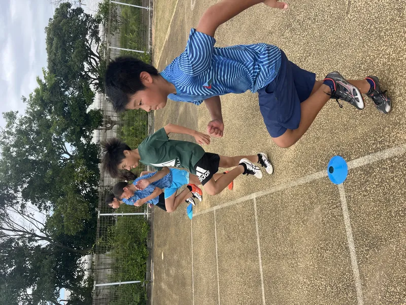 かけっこ教室レッスン風景｜TRIANGLE